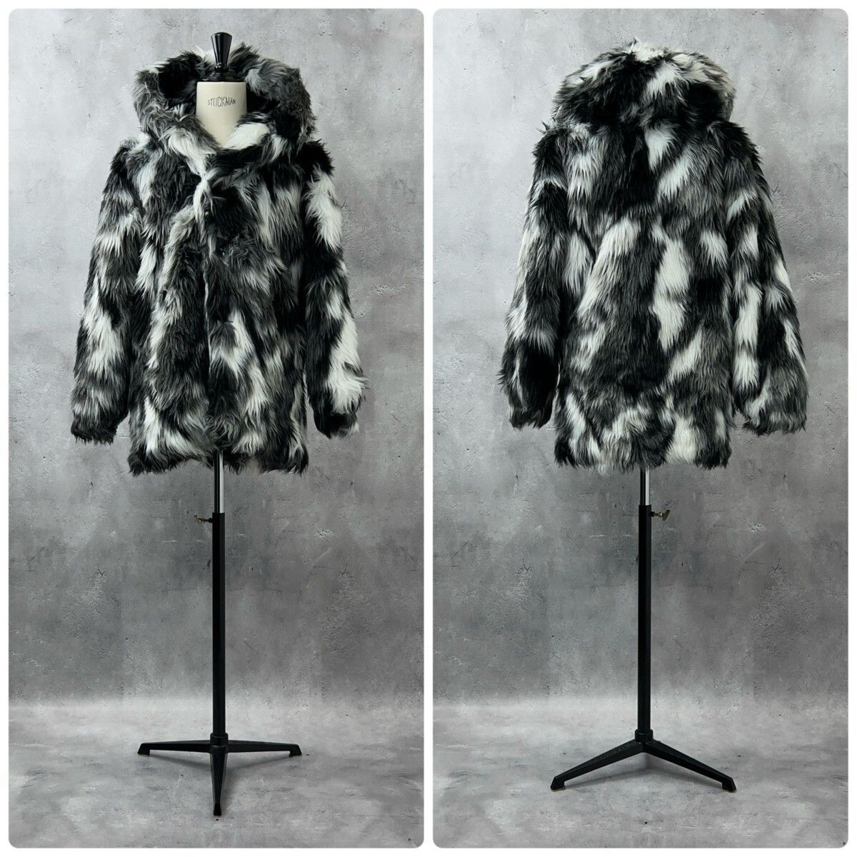 CIVARIZE シヴァーライズ モノトーン ボリューム ファー パーカー ボア