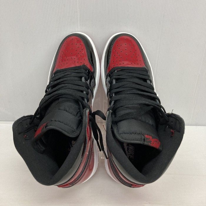 ☆NIKE ナイキ Air Jordan 1 High OG Patent Bred エアジョーダン1