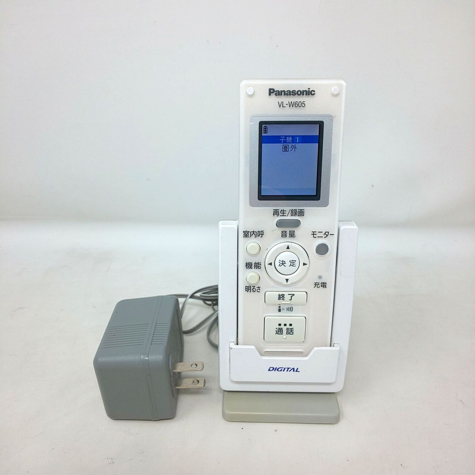 958B-08 Panasonic ワイヤレスモニター子機 VL-W605 動作確認