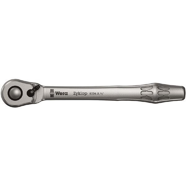 WERA ヴェラ 差込角1|4DR ソケット脱落防止機構付 サイクロップラチェット 004004 工具 ツール DIY 作業工具 道具