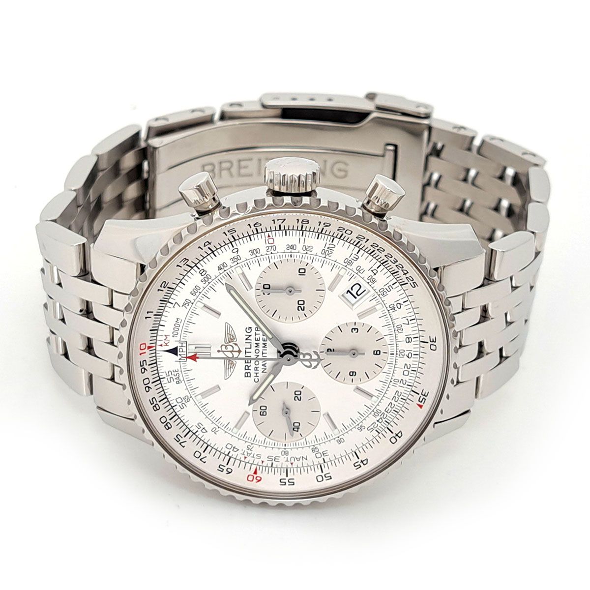 ブライトリング BREITLING ナビタイマー 革ベルト A23322 自動