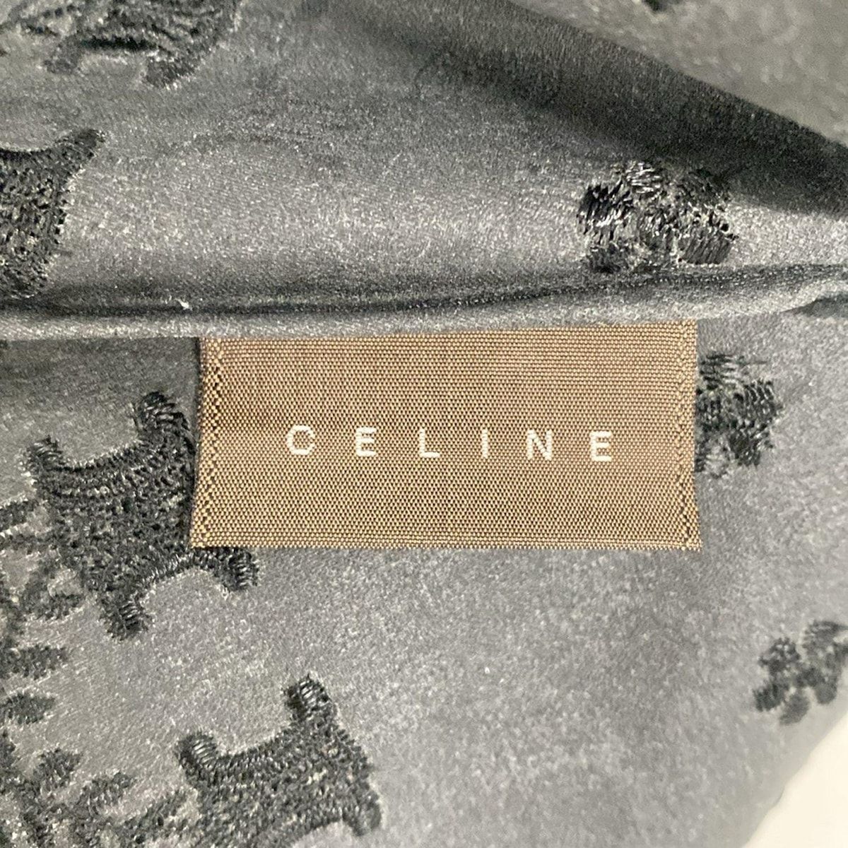 CELINE セリーヌ　マカダム　トリオンフ刺繍　UV日傘　パープル CELINE セリーヌ マカダム トリオンフ刺繍 UV日傘 パープル