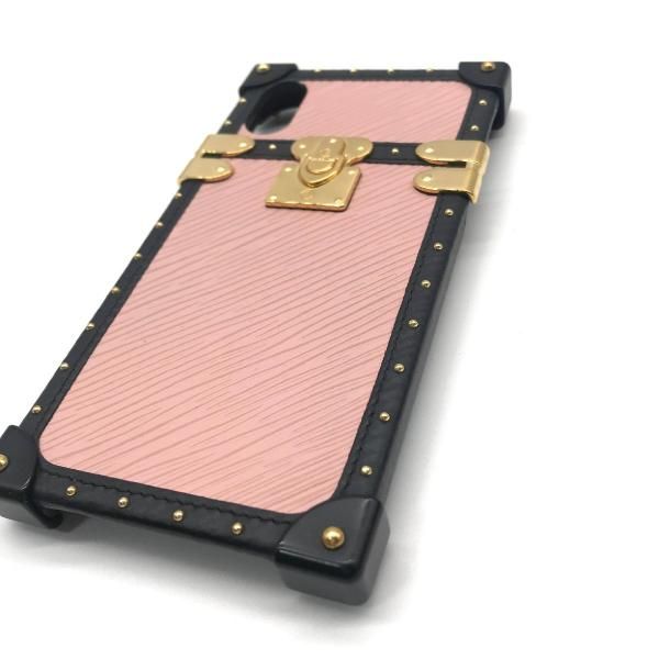 iPhoneケース　LOUIS VUITTON アイトランク　X XS ピンク ルイヴィトン iPhone Xケース、XSケース/iPhone カバー LOUIS