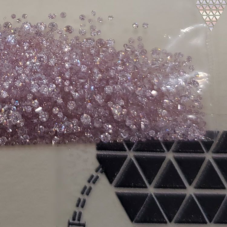15 ピース 0.01 ct 合計 約 0.15 ct Fancy Pink SI1-VS 天然