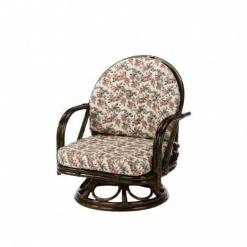 今枝商店 Romantic Rattan 籐回転座椅子 ミドルタイプ S252B