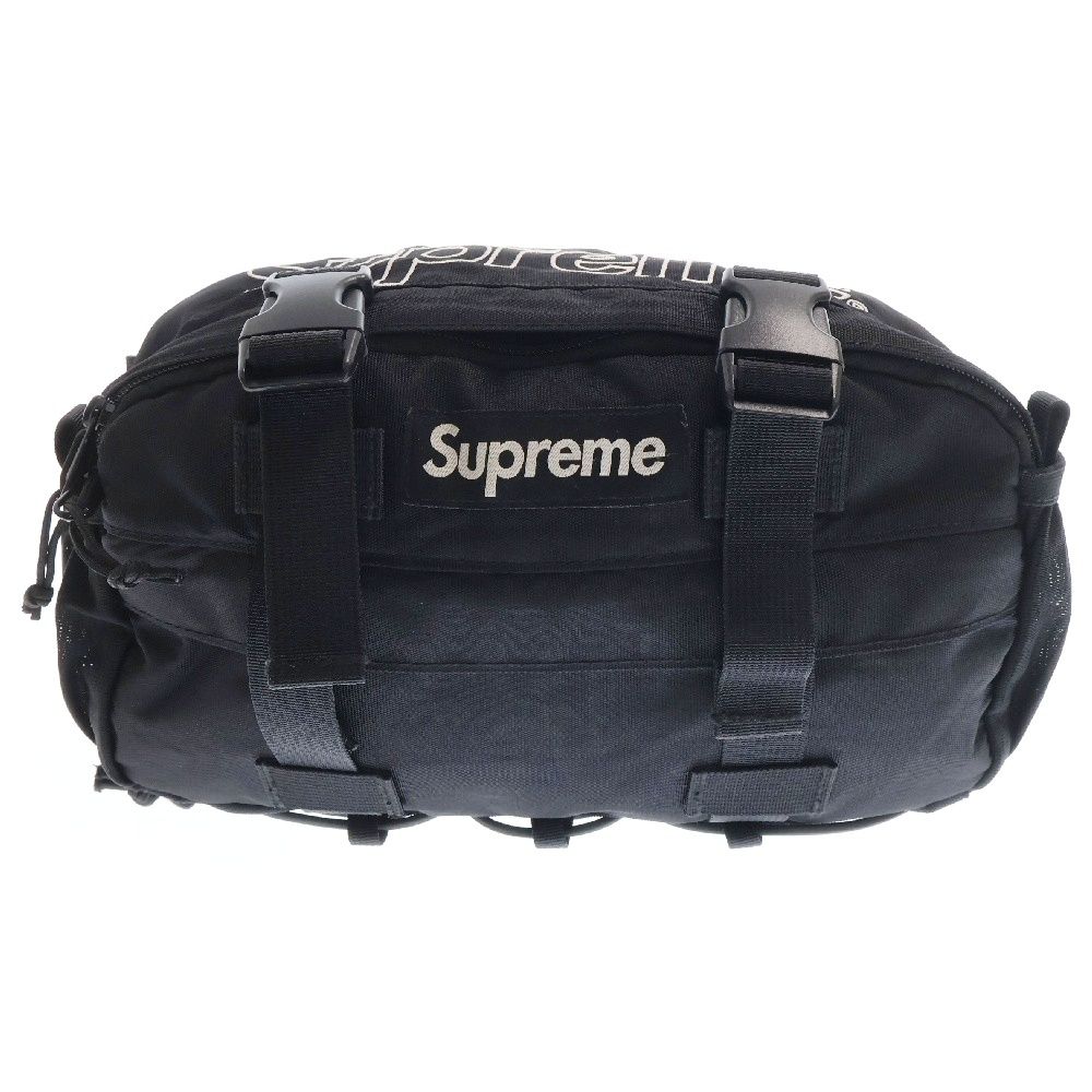 SUPREME (シュプリーム) 19AW Waist Bag ボックスロゴ ウエストバッグ ボディバッグ ブラック