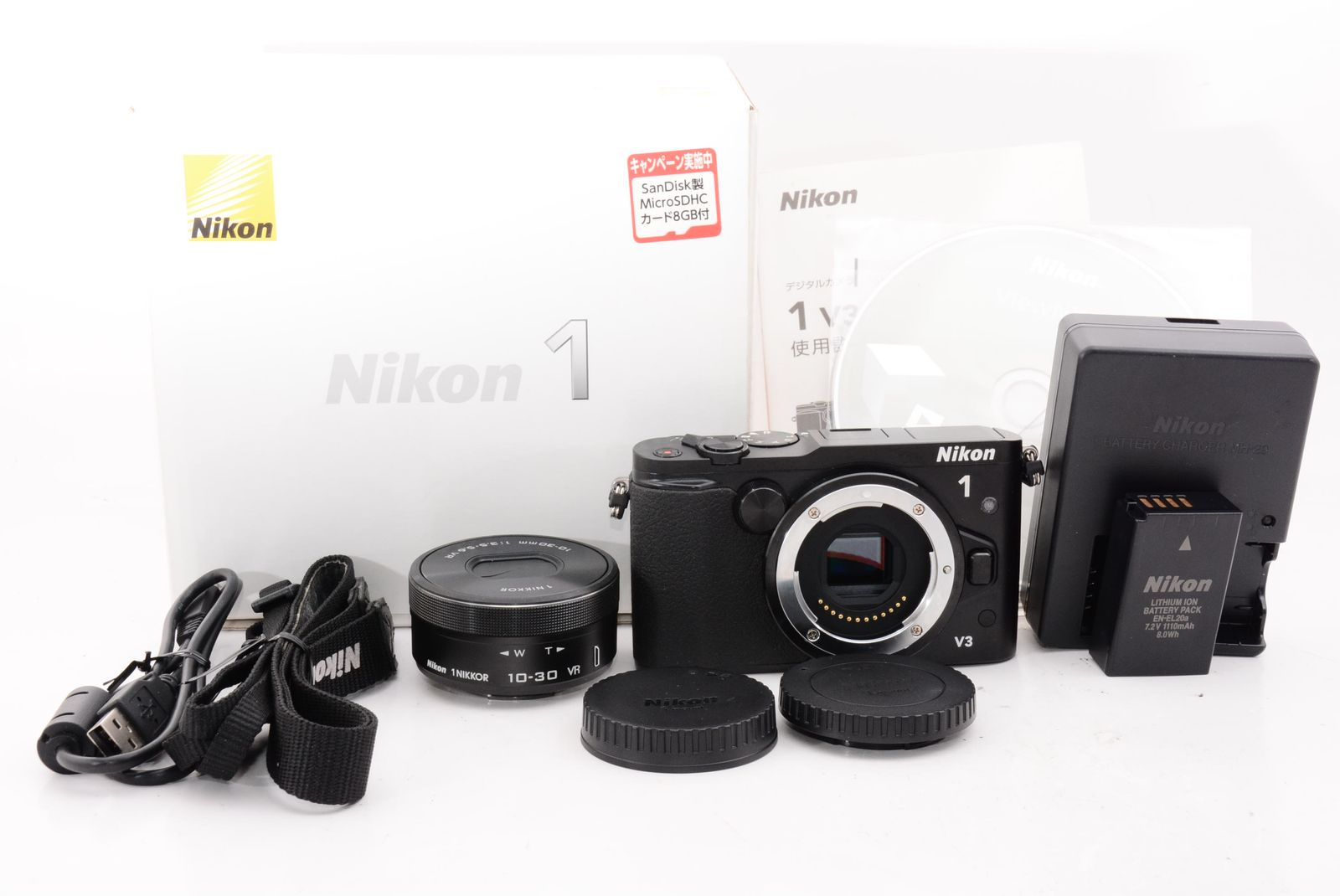 Nikon ミラーレス一眼 Nikon 1 V3 標準パワーズームレンズキット