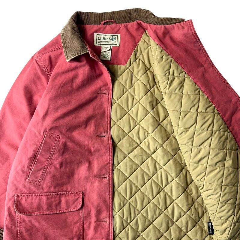 【定番】 エルエルビーン ハンティング ジャケット 中綿 ライナー LLBean 中綿 キルティング ライナー ダック ハンティング ジャケット