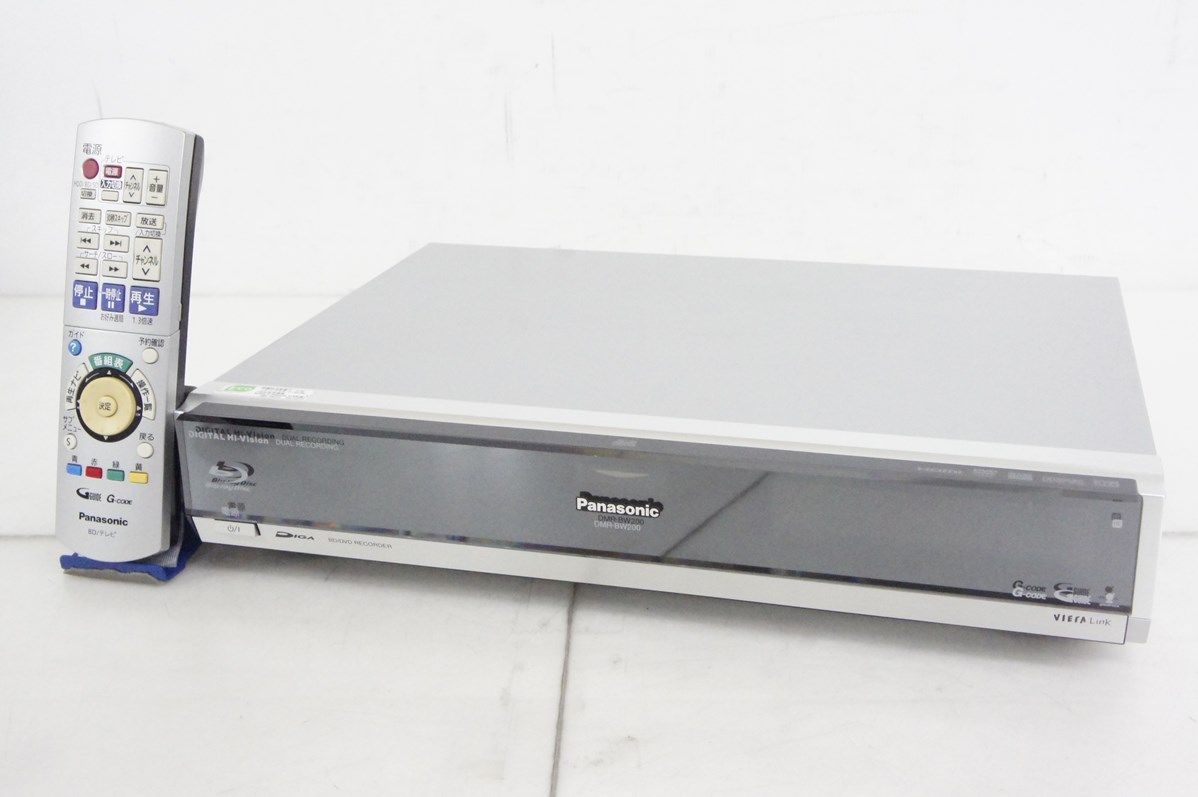 Panasonicパナソニック ハイビジョンブルーレイディスクレコーダー DIGAブルーレイディーガ HDD500GB DMR-BW200
