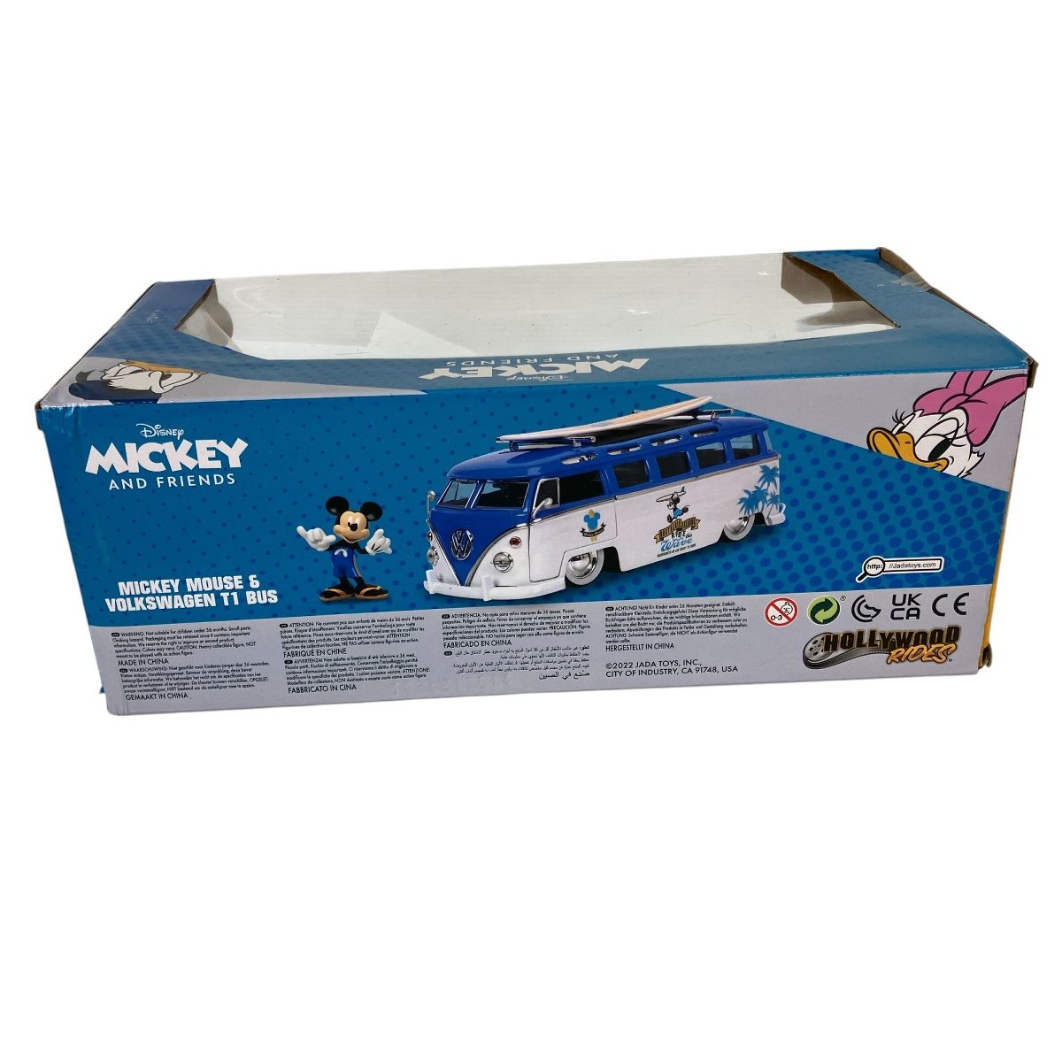 Jada 33179 1/24 フォルクスワーゲン バス 1962 ミッキーマウス