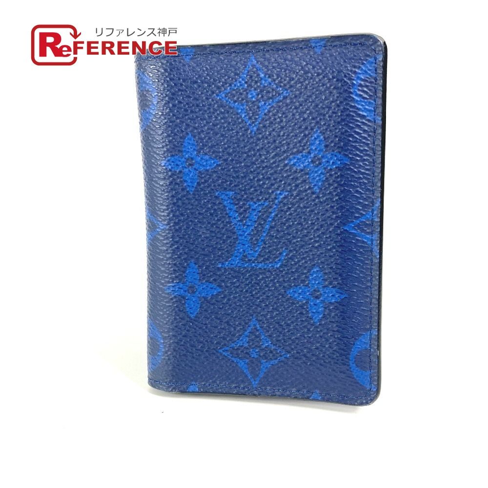 専用ルイヴィトン 青 レザー 名刺入れエピ LOUIS VUITTON エピ 青