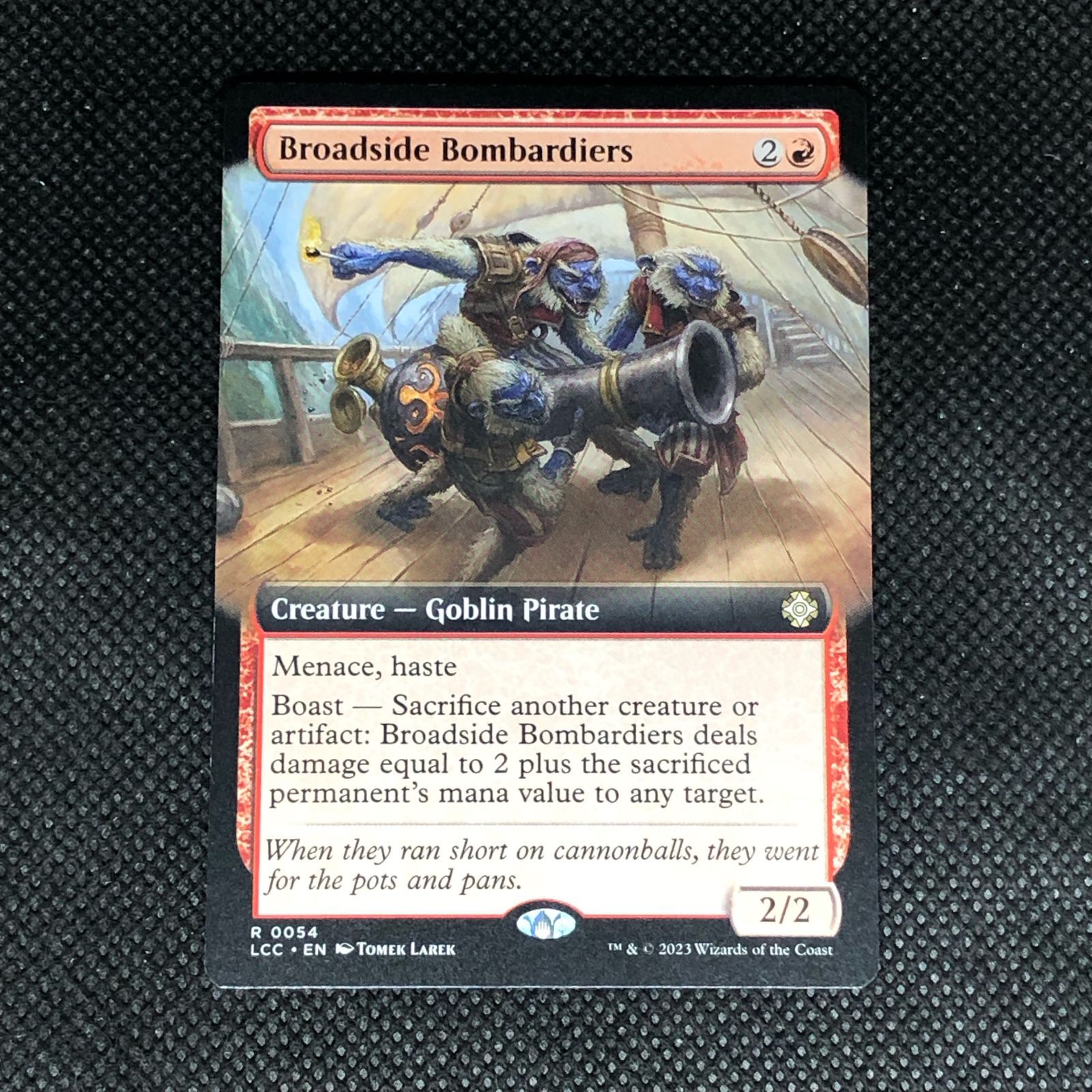 MTG 舷側砲の砲撃手 / Broadside Bombardiers 英語版 拡張アート 1枚