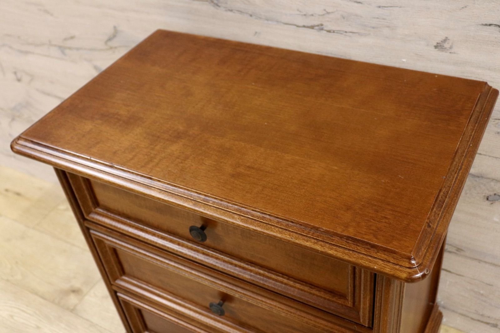 GMIH270 西洋 アンティーク 3段チェスト サイドチェスト ナイトテーブル 収納家具 木製 ヨーロピアン クラシック MARWIL-DEMENAGEMENTS_CH