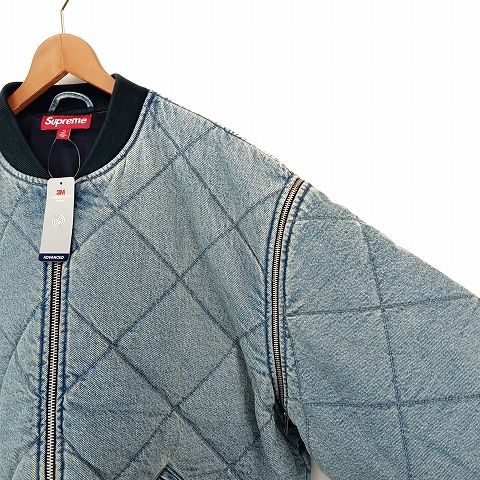 シュプリーム SUPREME Zip-Off Sleeve Quilted Bomber Jacket