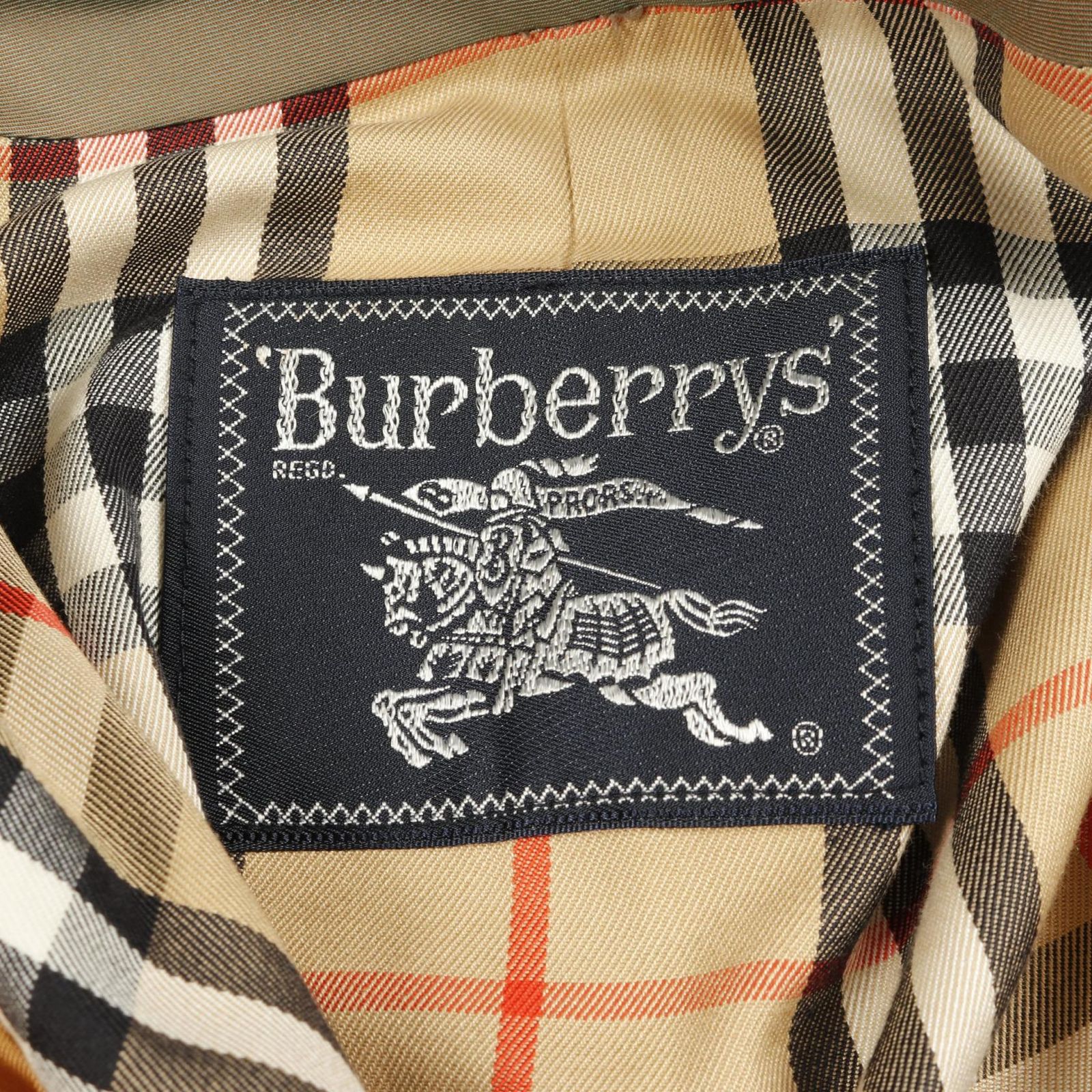 バーバリーズ Burberrys' ステンカラーコート カーキグリーン