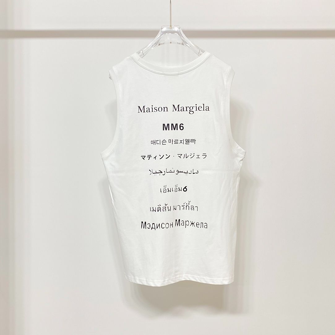 Maison Margiela メゾンマルジェラMM6 タンクトップ ノースリーブトップス - メルカリ