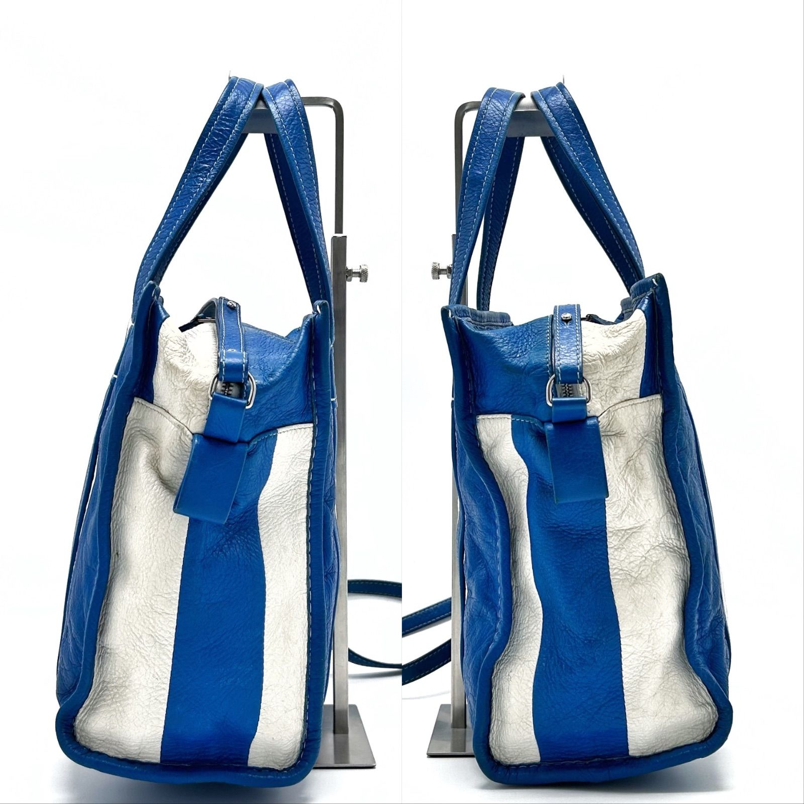 美品 BALENCIAGA バレンシアガ バザール ショッパー トートバッグ