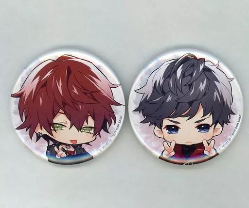 【希望者のみラッピング無料】 中古】バッジ・ピンズ しまだまるめ氏 日暮茜＆時任黒乃(ピース) ピンズ・ピンバッジ・缶バッジ