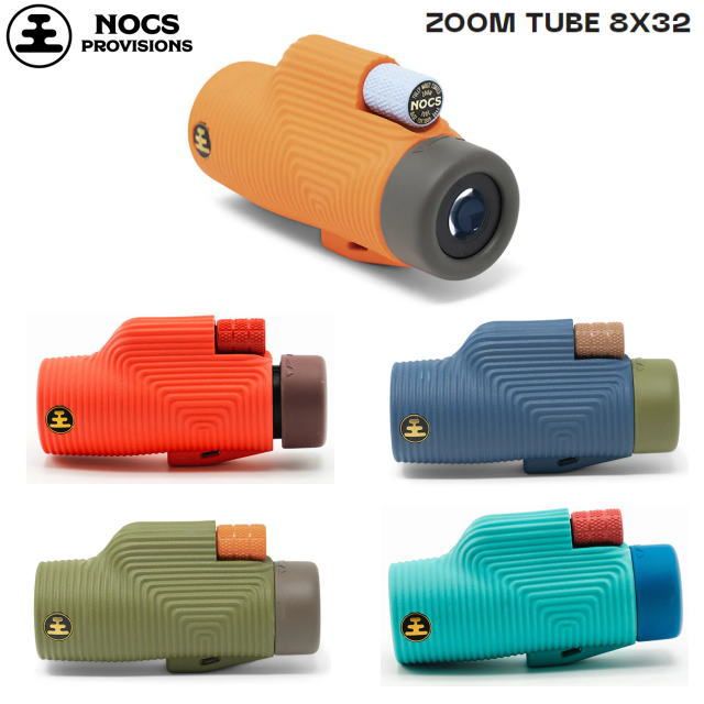 Nocs Provisions ノックスプロヴィジョンズ 単眼鏡 ZOOM TUBE 8x32 MONOCULARS NOC-ZTU ズームチューブ ウォータープルーフ モノキュラー 8倍 コンパクト IPX4防水 窒素充填曇り止め加工 ライブ ドーム