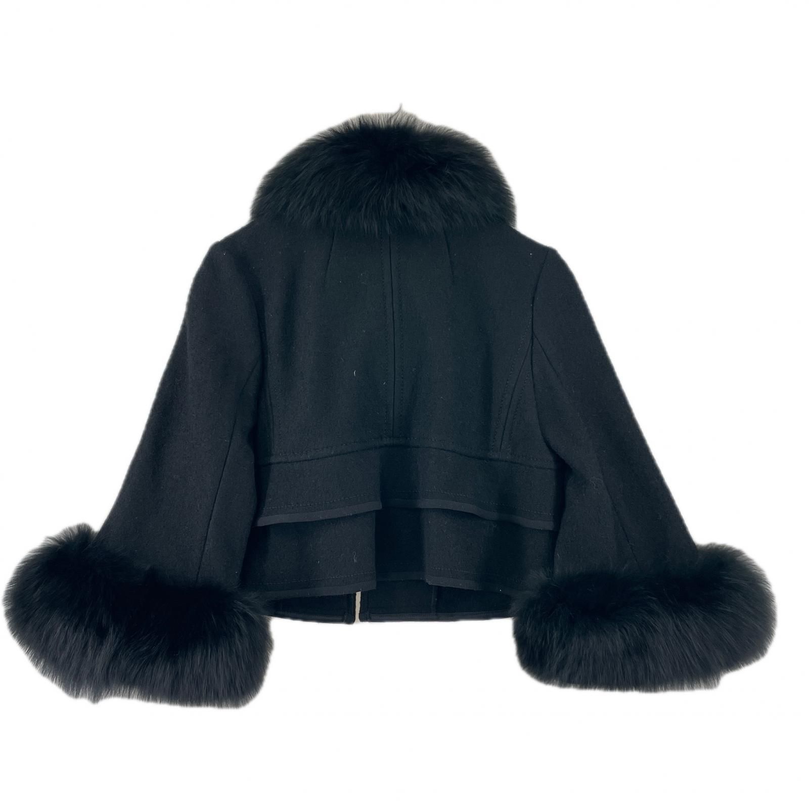 美品 TO BE CHIC トゥービーシック 無地 秋冬 AW ファー