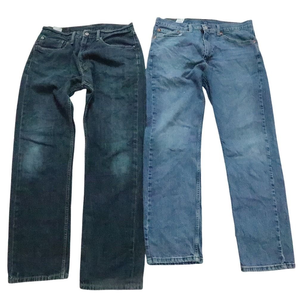 古着卸 リーバイス 505 デニム パンツ 8枚セット メンズ 34 35 36 インディゴブルー ライトブルー 古着 NC1287 KIN-KAAI_COM