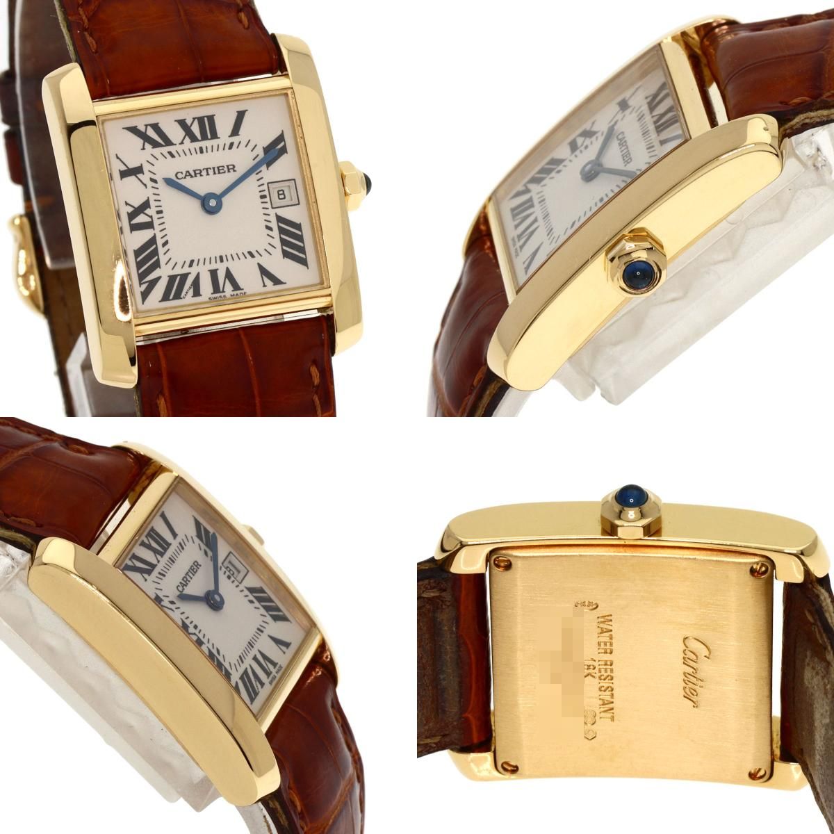 カルティエ　時計 W5000556 タンク フランセーズ クロノリフレックス 中古