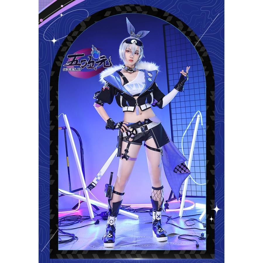 ハロウィン 三分妄想 崩壊スターレイル コスプレ 崩スタ 銀狼 ぎんろう 衣装 ウィッグ 靴 追加可 BJ0930ML03 ハロウィン