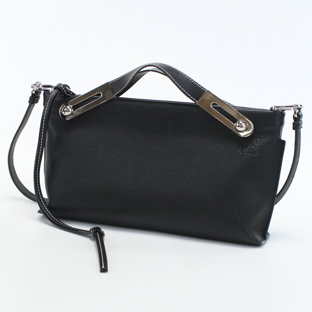 LOEWE ロエベ ミッシースモール 327.12KS28 ハンドバッグ レザー【中古 