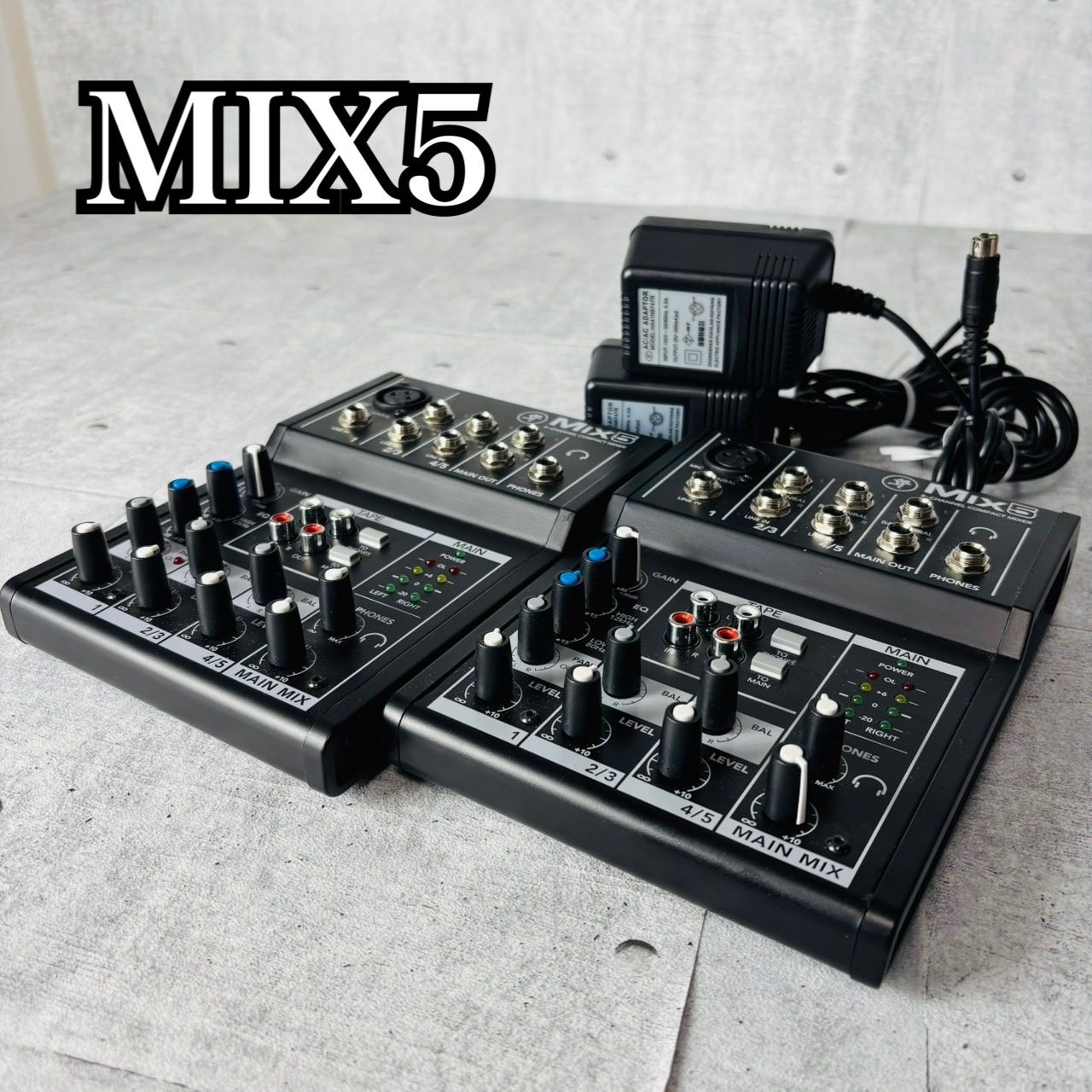 MACKIE MIX5 超コンパクト アナログミキサー 音響機器 ACアダプター MACKIE MIX5 超コンパクト アナログミキサー 音響機器 AC