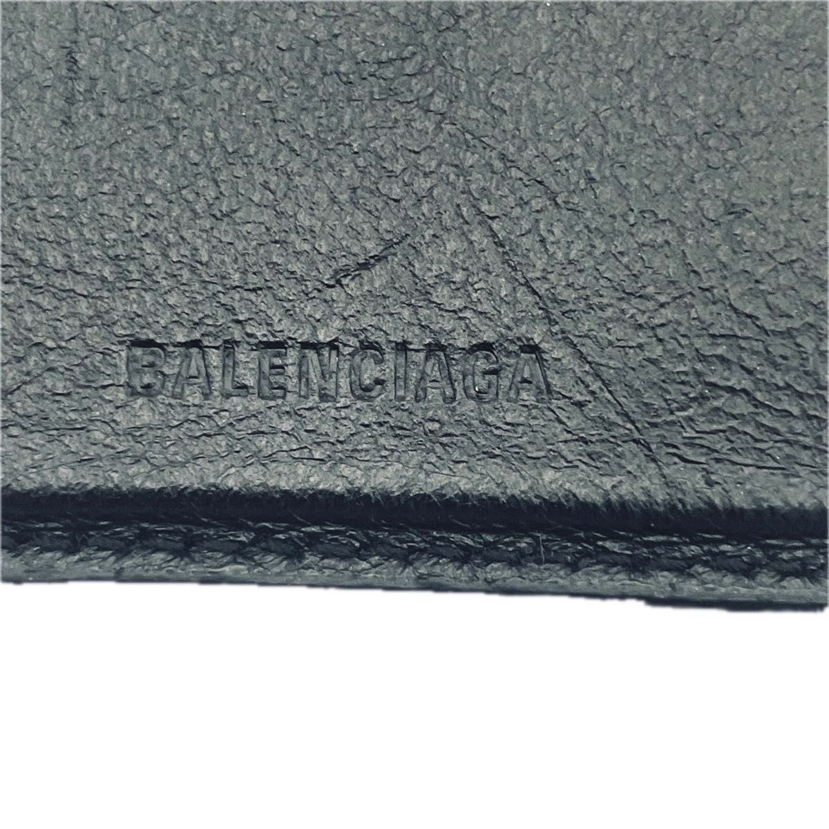 BALENCIAGA バレンシアガ マネークリップ クロコ型押し 二つ折り