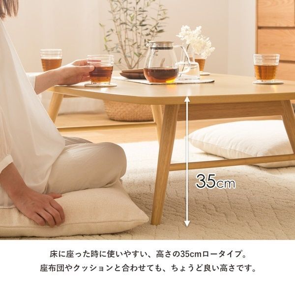 単品販売／受注生産 折りたたみテーブル ZEN 膳 120×80cm IWT-2240