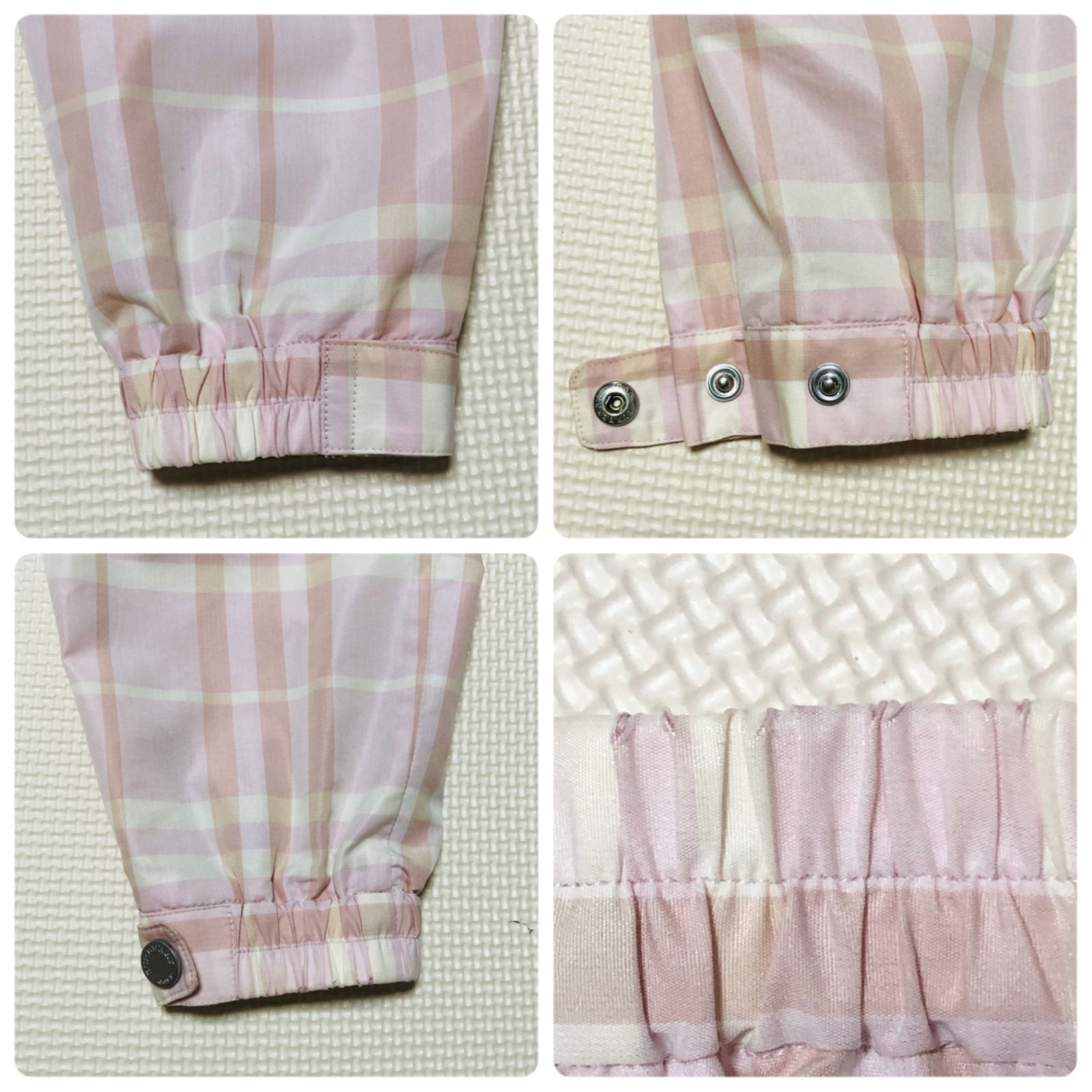 バーバリーゴルフ ジップアップジャケット ゴルフウェア 羊毛 日本製 三陽商会 BURBERRY GOLF バーバリーゴルフ ジップアップジャケット ピンクノバ