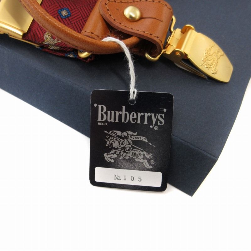 バーバリーズ Burberrys タグ付き ヴィンテージ サスペンダー ベルト