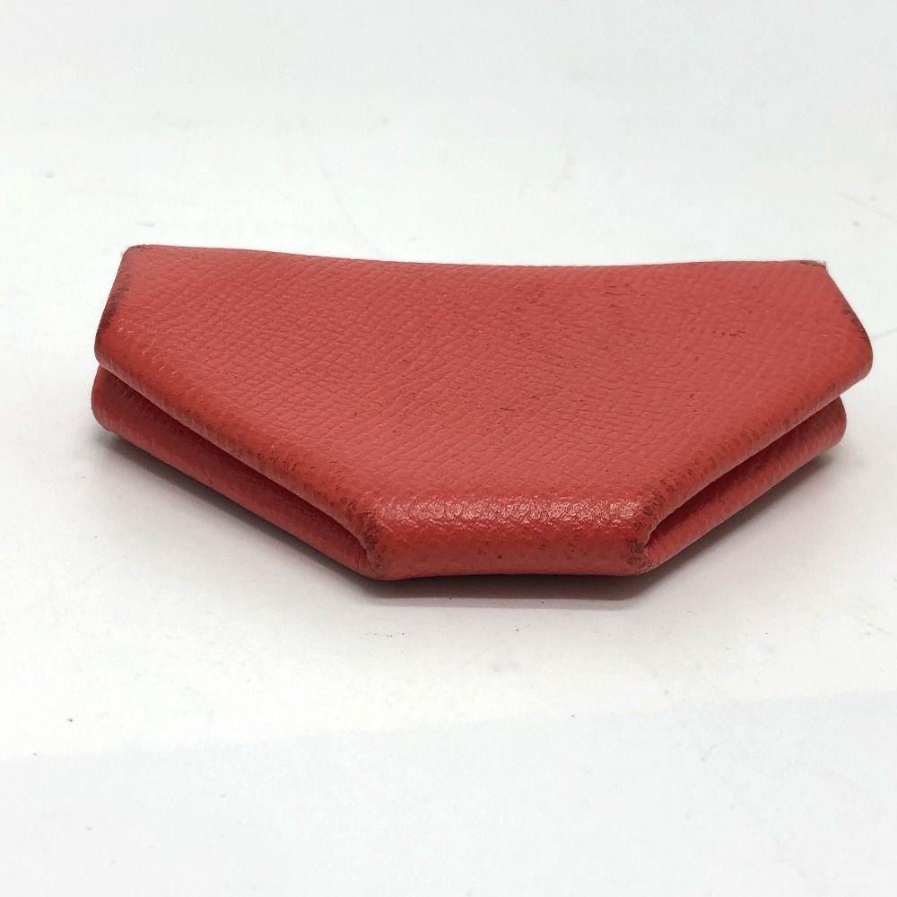 エルメス ルヴァンキャトル 小銭入れ コインケース P□刻 オレンジ系