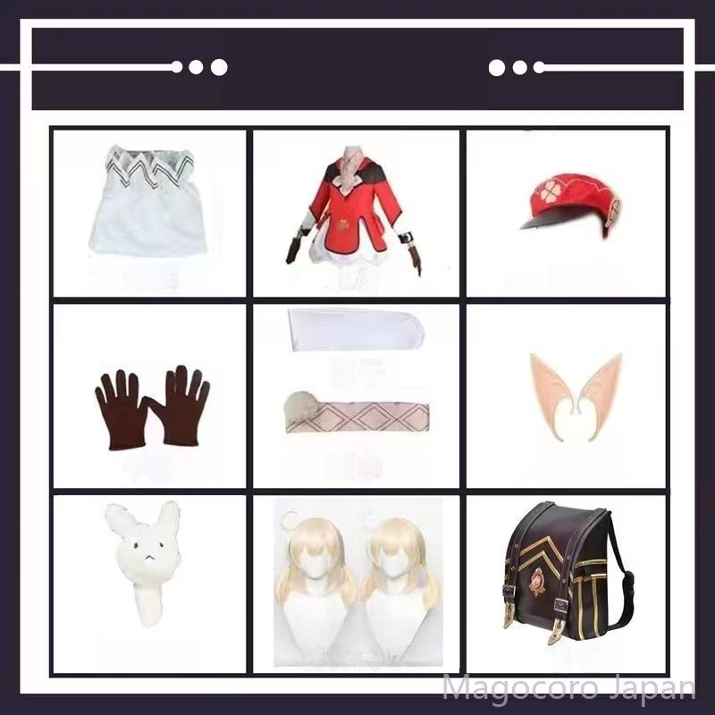 cosplay服原神大人花火の騎士可莉コスチュームセット子供