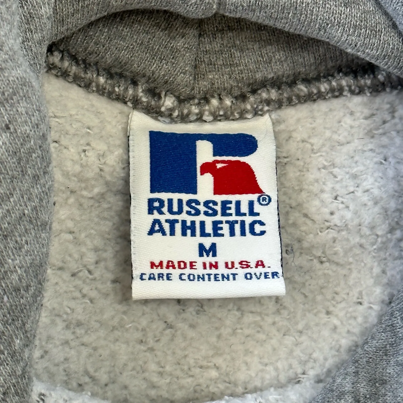 90s USA製 ラッセルアスレチック スウェットパーカー 無地 Russell 