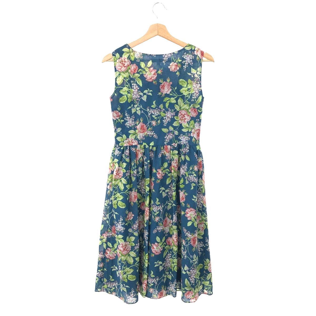 LAURA ASHLEY ローラアシュレイ ワンピース サイズ:7号 ブルー