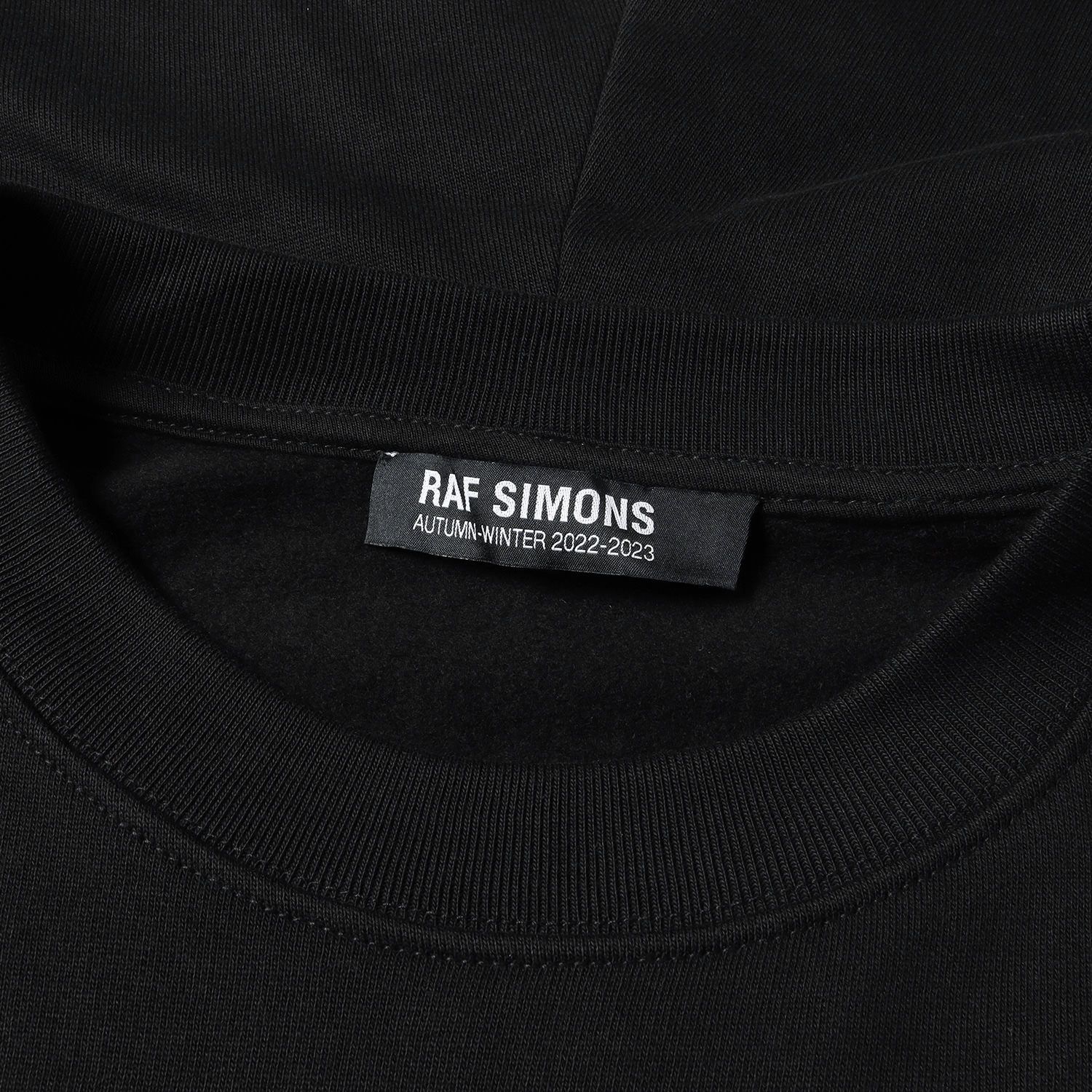 RAF SIMONS ラフシモンズ パーカー フード付き コットン クルーネック 