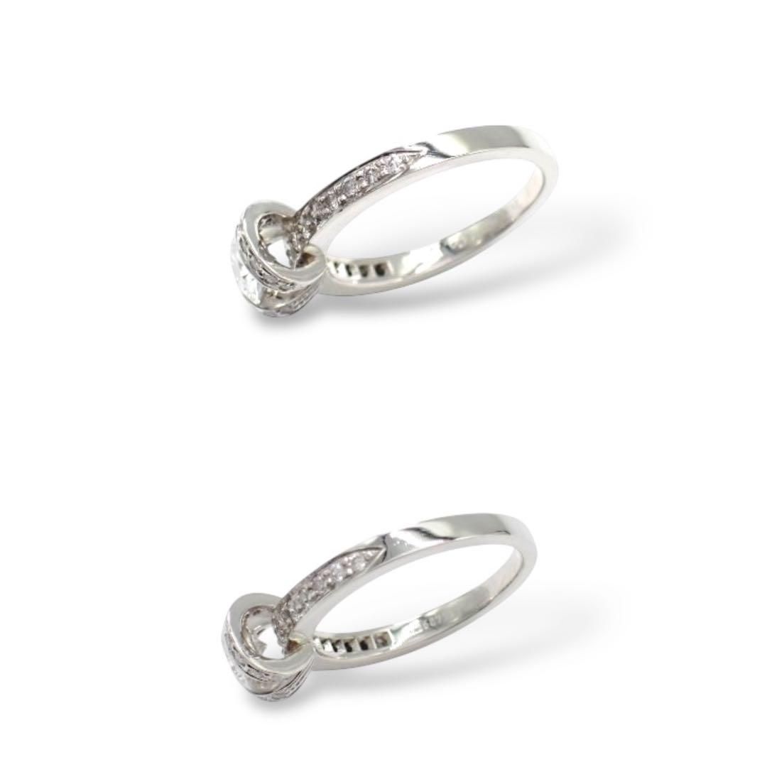 ティファニー 0.46ct 10号 ダイヤ リボン リング Pt950 3666 ティファニー 0.46ct 10号 ダイヤ リボン リング Pt950 3666 - メルカリ