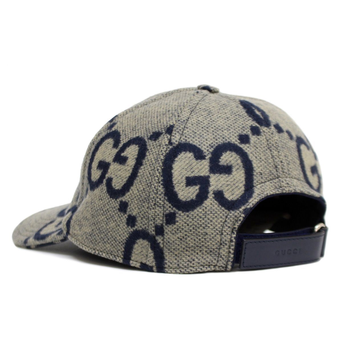 16 GUCCI グッチ グレー 771213 4HA7B ベースボールキャップ
