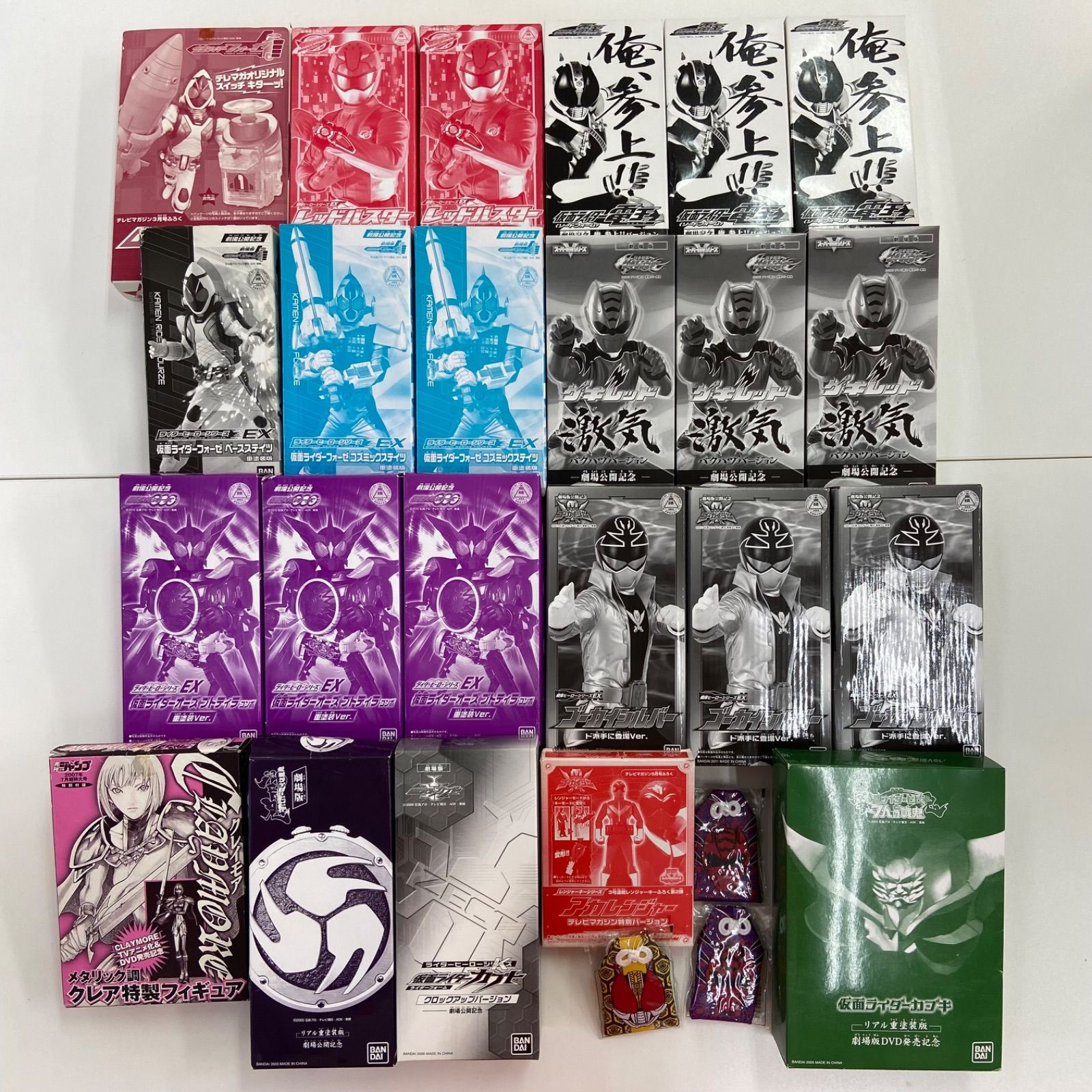♥ 品 BANDAI バンダイ 劇場版 公開記念 ライダーヒーローシリーズ フィギュア セット 26点 おまけ付き まとめ売り コレクション