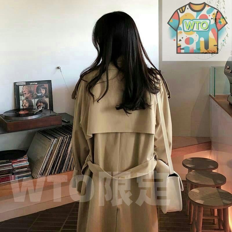 秋 韓国 レディースファッション ロングコート ゆったり -WT0輸入 SIROKUMA-CORPORATION_COM