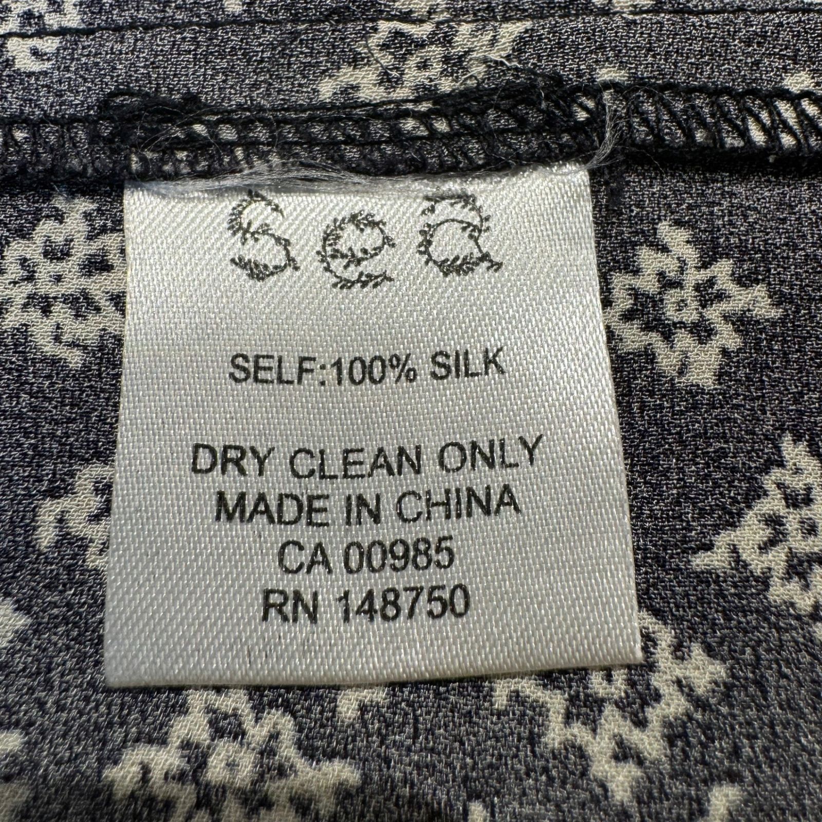 Sea NEW YORK (シーニューヨーク) ② 総柄ノースリーブシルク 