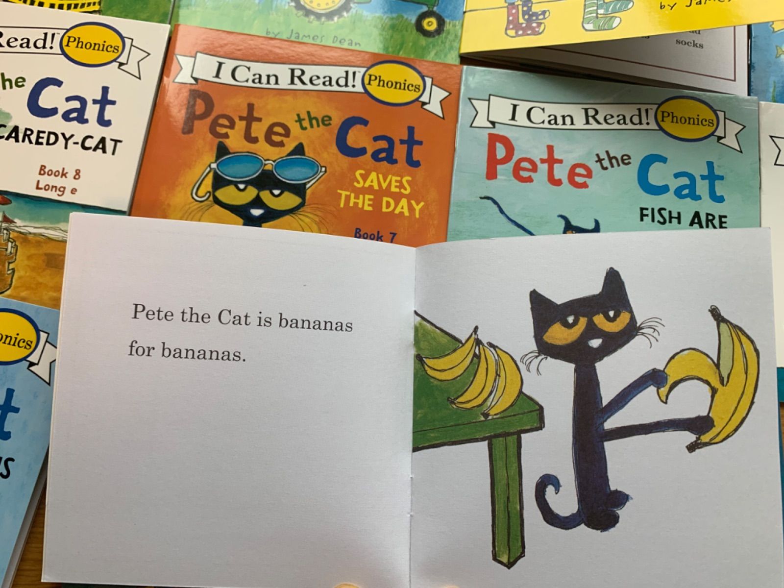 りPete  the Cat Phonics＆64GB マイヤペン等 Pete the Cat｜英語の絵本多読に最適！レビュー【Maiyapen対応本