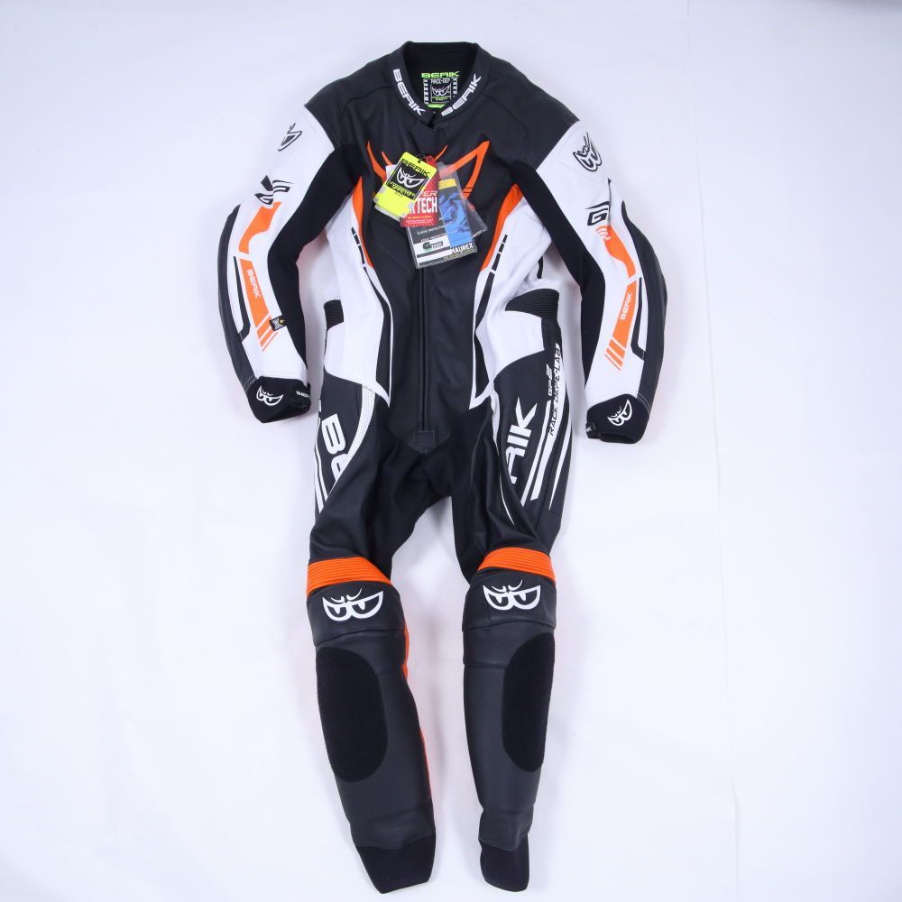 KTM 革ツナギ ブラック/オレンジ