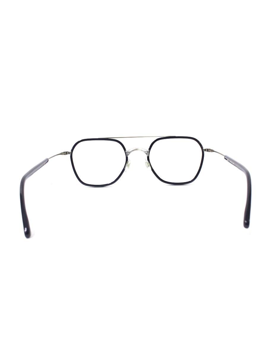 増永眼鏡 GMS-115 メガネ ネイビー コンビフレーム フルリム  