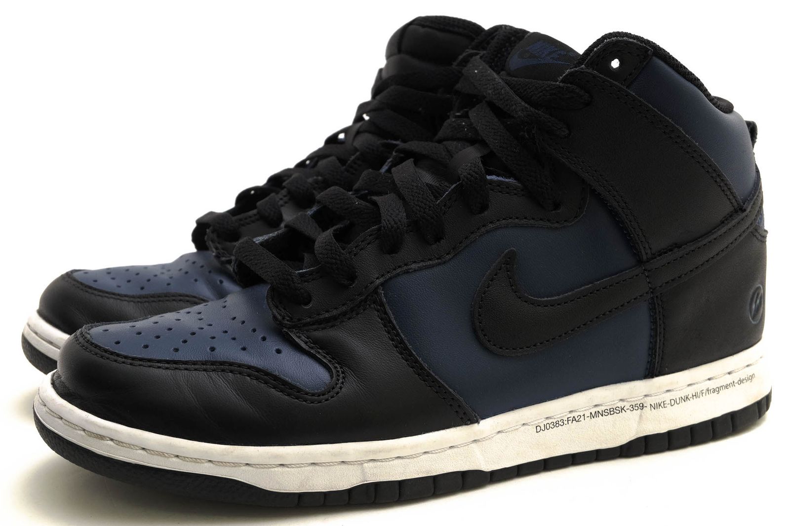 ナイキ／NIKE シューズ スニーカー 靴 ハイカット メンズ 男性 男性用 レザー 革 本革 ネイビー 紺  DJ0383-400 DUNK HIGH/F MIDNIGHT NAVY ダンク ハイ 定番