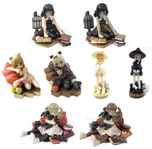 白詰草話フィギュアセット全８種 中古】トレーディングフィギュア 全8種セット 「白詰草話 フィギュア