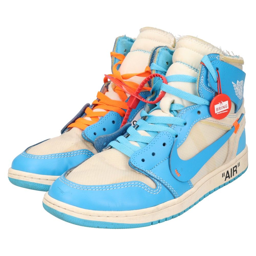 NIKE (ナイキ) ×OFF-WHITE AIR JORDAN 1 POWDER BLUE UNC オフホワイト