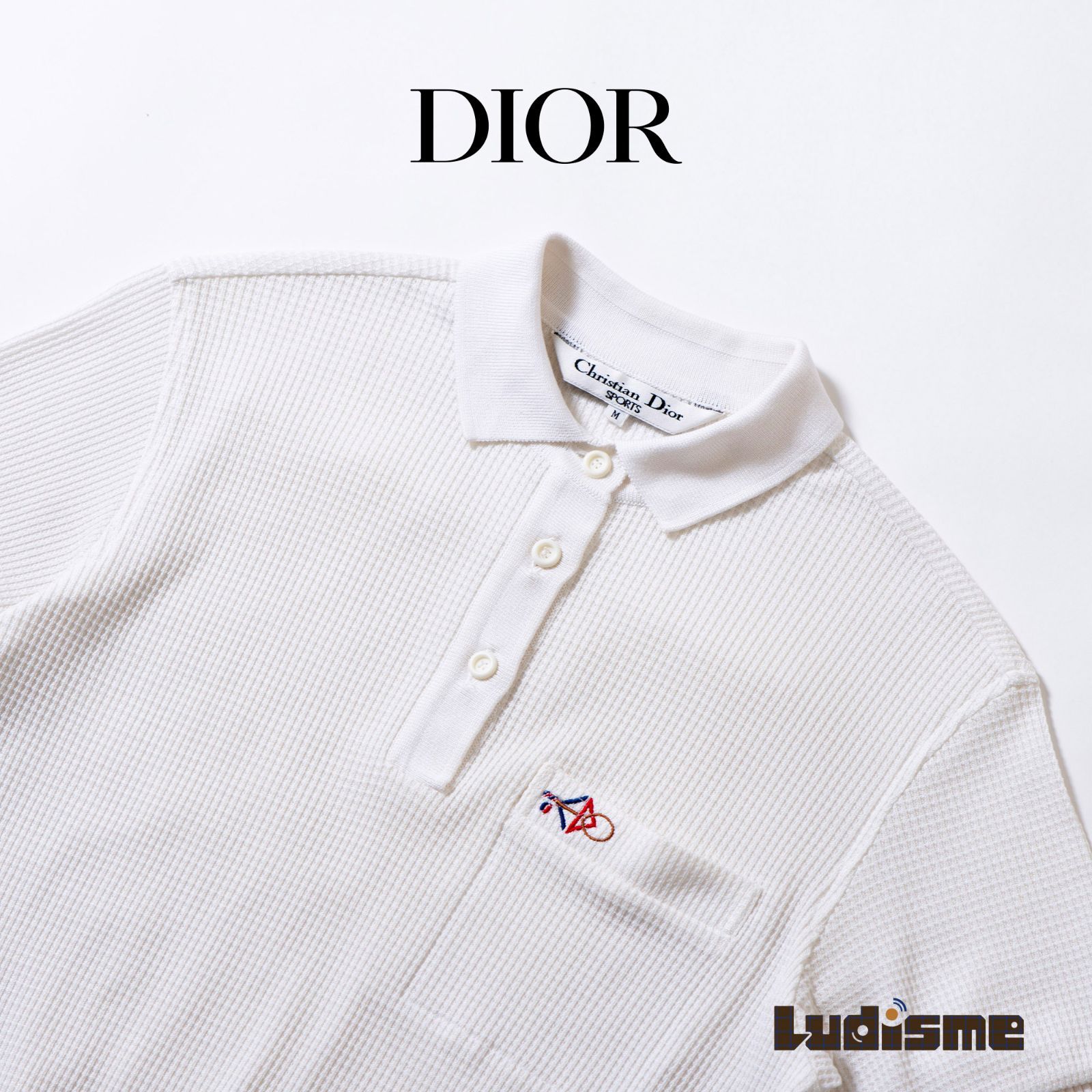 ディオール Christian Dior SPORTS ポロシャツ ワッフル編み